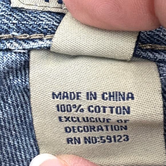 Vintage Phat Farm Mens 100% Cotton Denim Jean Shorts Size 42 - Picture 8 of 9